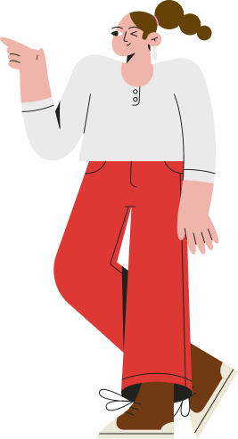右側の女性