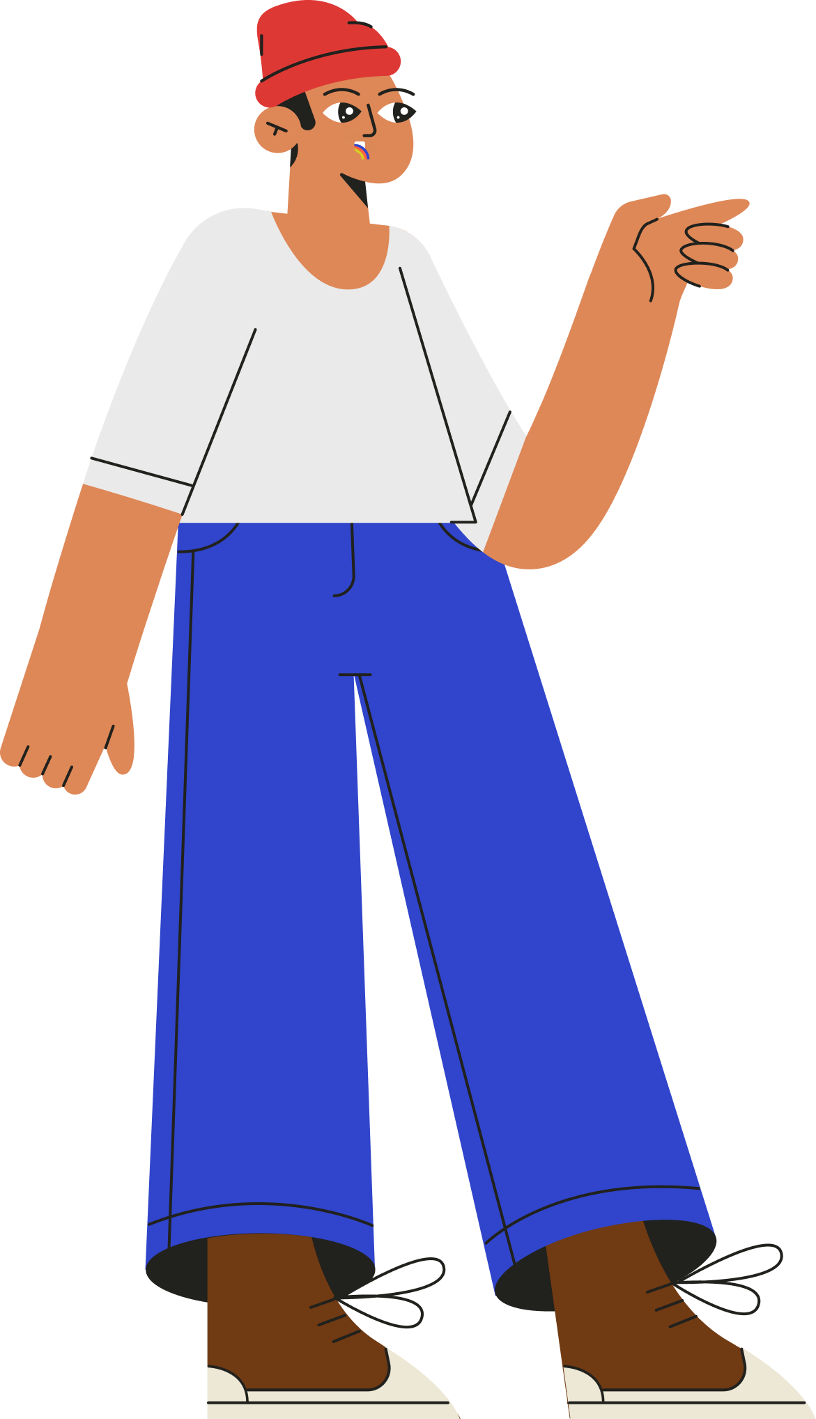 左側の男性